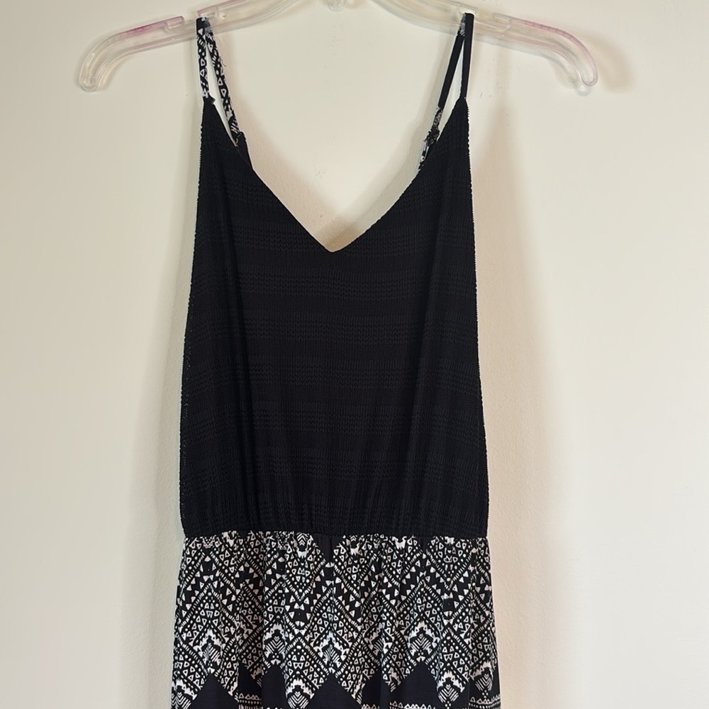 Maurices Black and White Spaghetti Strap Tribal Sundress - Picture 4 of 8